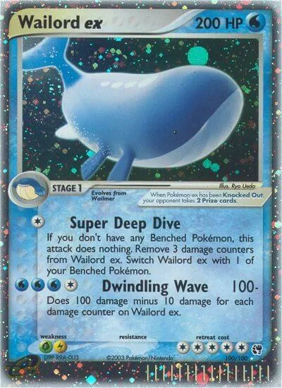 Wailord ex — EX Sandstorm