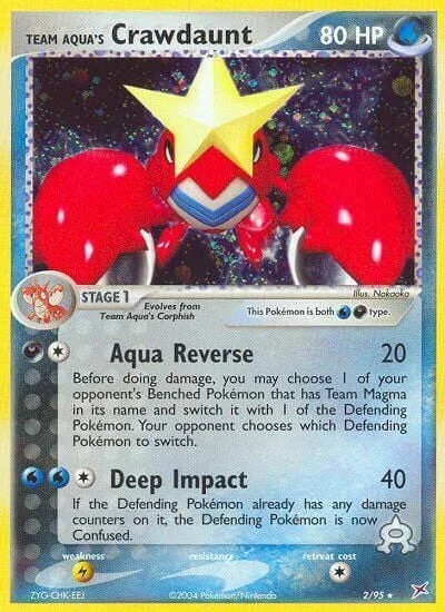 Team Aqua's Crawdaunt — EX Team Magma vs Team Aqua