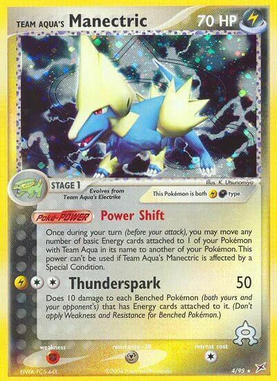 Team Aqua's Manectric — EX Team Magma vs Team Aqua