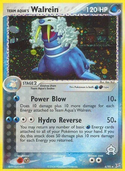 Team Aqua's Walrein — EX Team Magma vs Team Aqua