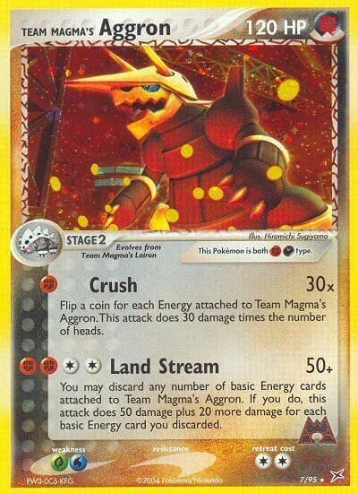 Team Magma's Aggron — EX Team Magma vs Team Aqua