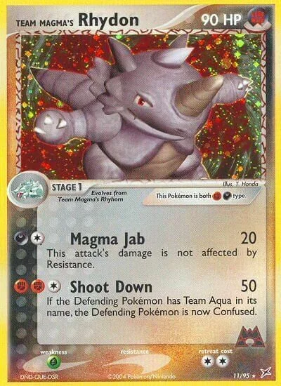 Team Magma's Rhydon — EX Team Magma vs Team Aqua