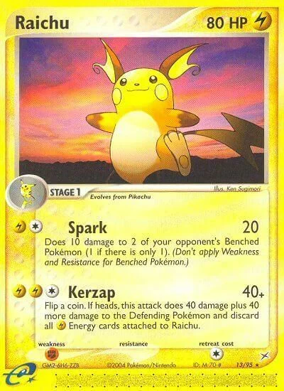 Raichu — EX Team Magma vs Team Aqua