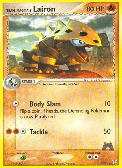 Team Magma's Lairon — EX Team Magma vs Team Aqua