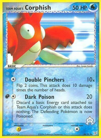 Team Aqua's Corphish — EX Team Magma vs Team Aqua