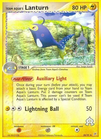 Team Aqua's Lanturn — EX Team Magma vs Team Aqua