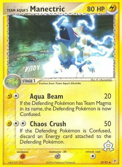 Team Aqua's Manectric — EX Team Magma vs Team Aqua