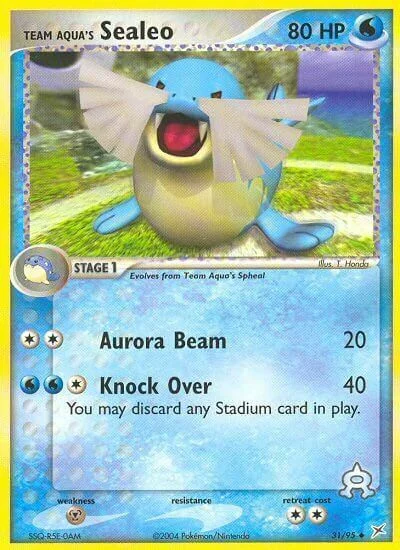 Team Aqua's Sealeo — EX Team Magma vs Team Aqua