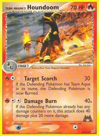Team Magma's Houndoom — EX Team Magma vs Team Aqua