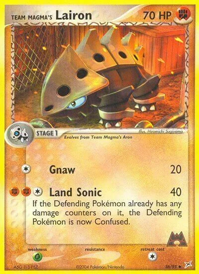 Team Magma's Lairon — EX Team Magma vs Team Aqua