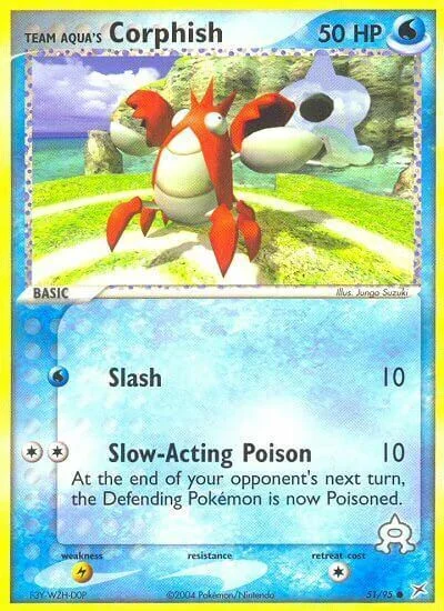 Team Aqua's Corphish — EX Team Magma vs Team Aqua