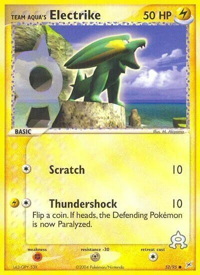 Team Aqua's Electrike — EX Team Magma vs Team Aqua