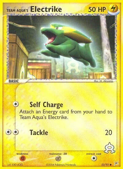 Team Aqua's Electrike — EX Team Magma vs Team Aqua