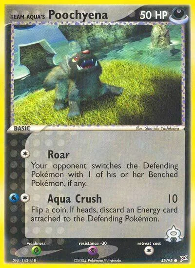 Team Aqua's Poochyena — EX Team Magma vs Team Aqua