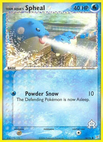 Team Aqua's Spheal — EX Team Magma vs Team Aqua