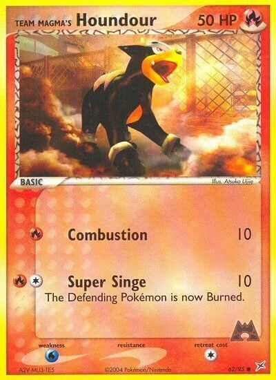 Team Magma's Houndour — EX Team Magma vs Team Aqua