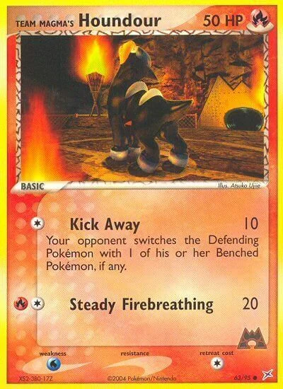 Team Magma's Houndour — EX Team Magma vs Team Aqua