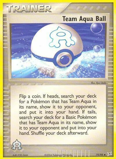 Team Aqua Ball — EX Team Magma vs Team Aqua