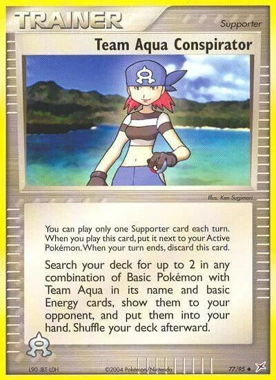 Team Aqua Conspirator — EX Team Magma vs Team Aqua