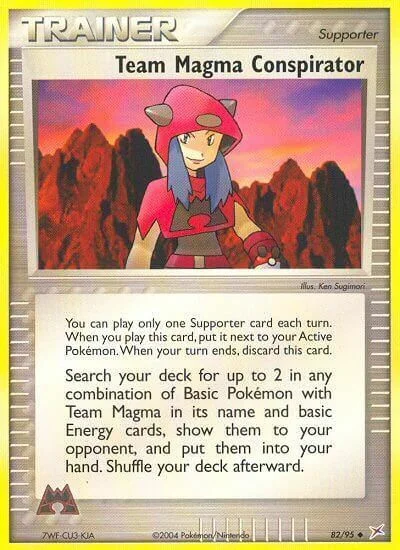 Team Magma Conspirator — EX Team Magma vs Team Aqua
