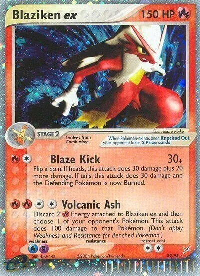 Blaziken ex — EX Team Magma vs Team Aqua