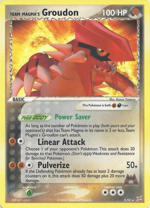 Team Magma's Groudon — Theme Deck & Blisters Exclusives