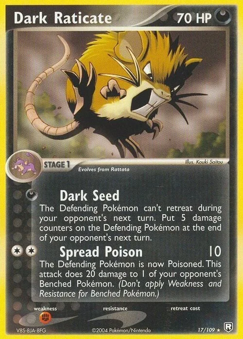 Dark Raticate — EX Team Rocket Returns
