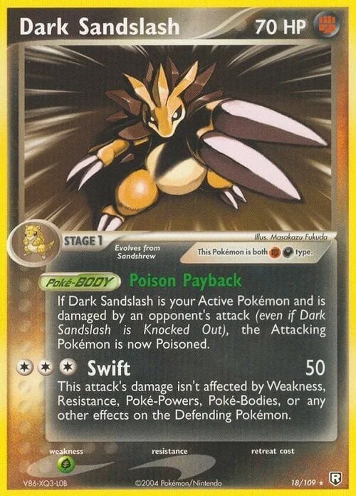Dark Sandslash — EX Team Rocket Returns