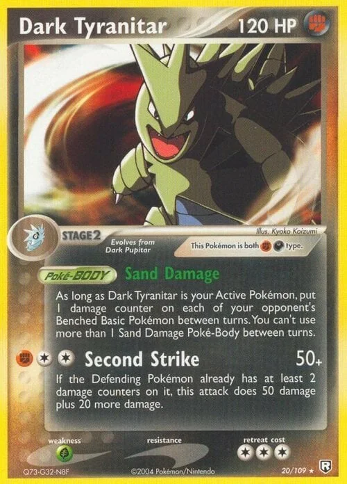Dark Tyranitar — EX Team Rocket Returns
