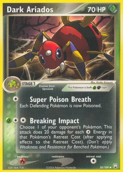 Dark Ariados — EX Team Rocket Returns