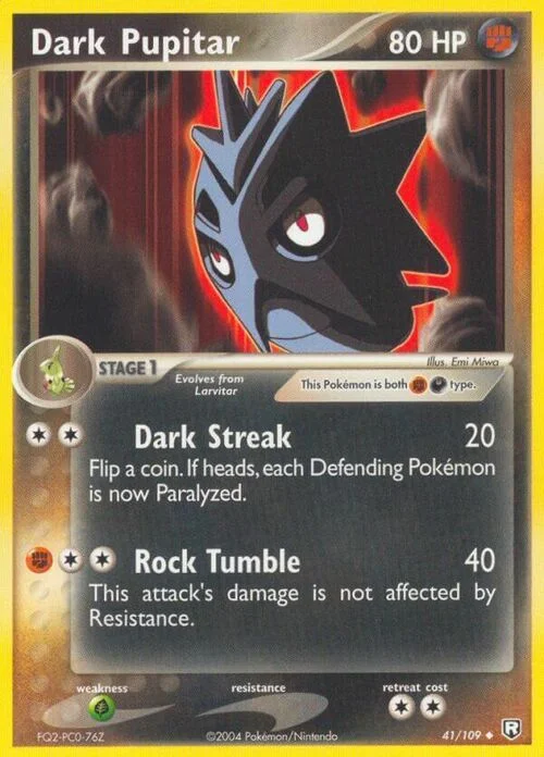 Dark Pupitar — EX Team Rocket Returns