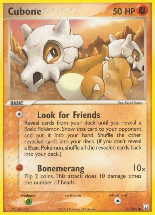 Cubone — EX Team Rocket Returns