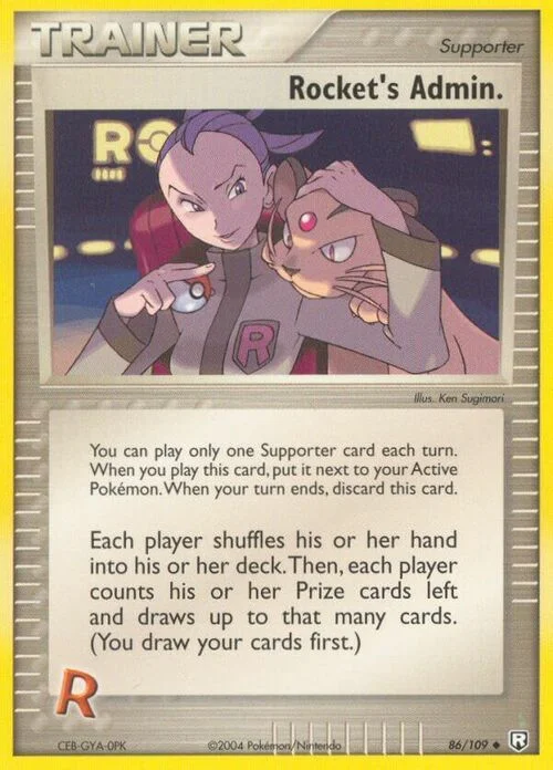 Rocket's Admin. — EX Team Rocket Returns