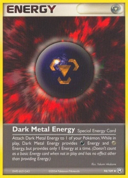 Dark Metal Energy — EX Team Rocket Returns