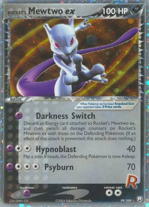 Rocket's Mewtwo ex — EX Team Rocket Returns