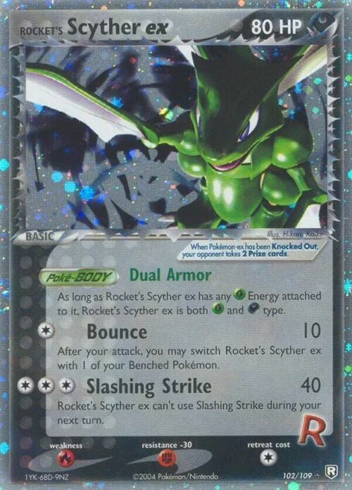 Rocket's Scyther ex — EX Team Rocket Returns