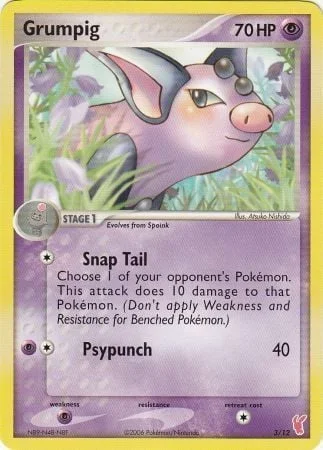 Grumpig — EX Trainer Kit 2 (Plusle)