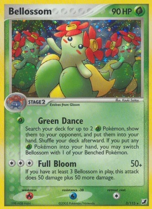 Bellossom — EX Unseen Forces