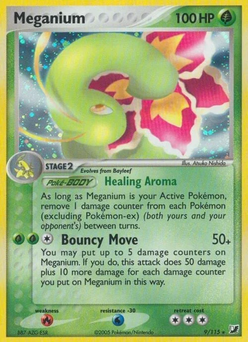 Meganium — EX Unseen Forces