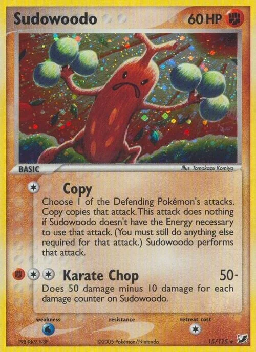 Sudowoodo — EX Unseen Forces