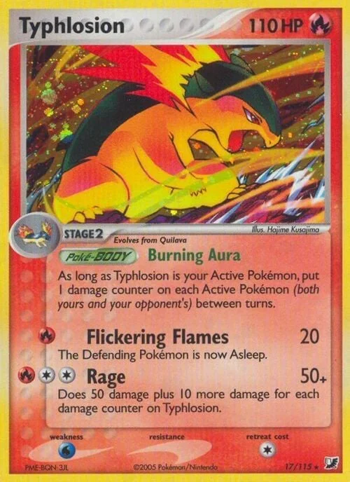 Typhlosion — EX Unseen Forces
