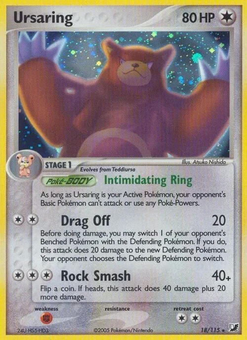 Ursaring — EX Unseen Forces