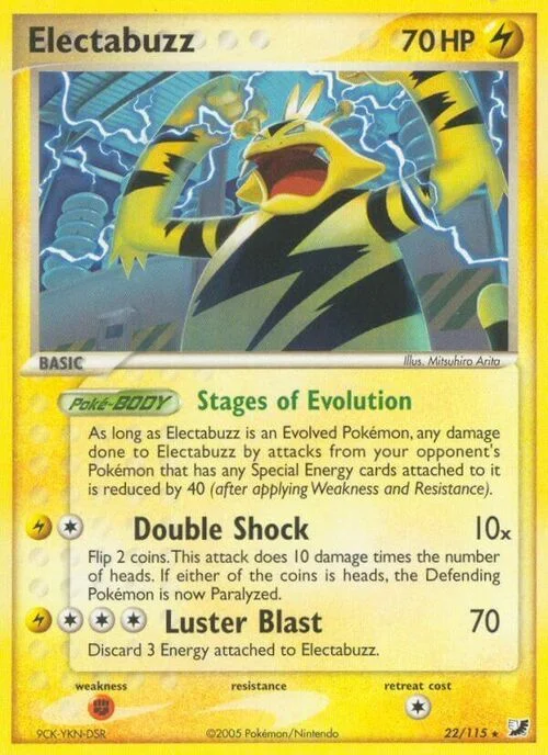 Electabuzz — EX Unseen Forces