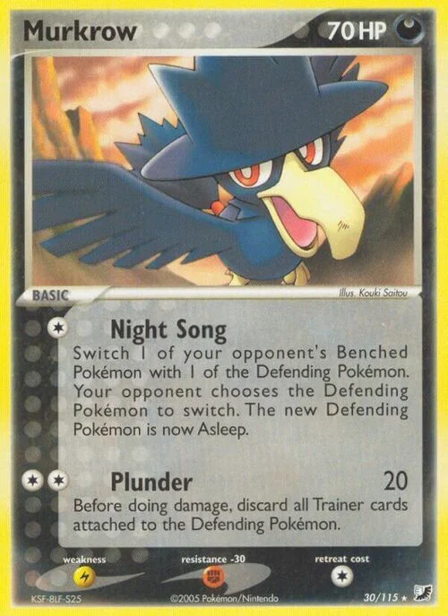 Murkrow — EX Unseen Forces