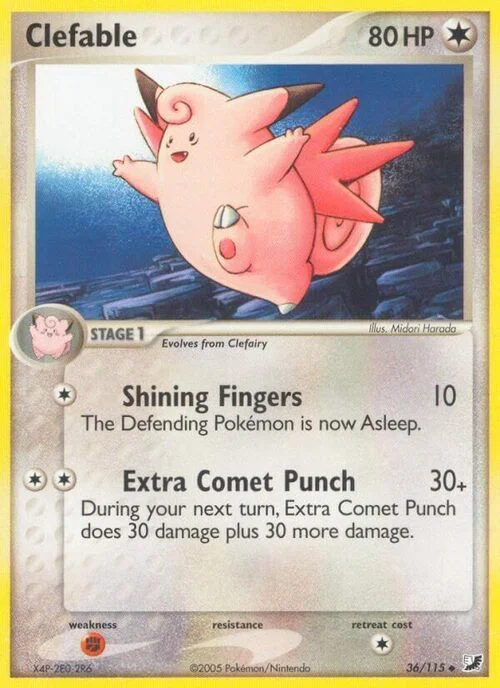 Clefable — EX Unseen Forces