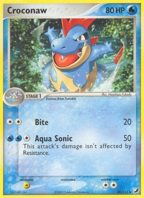Croconaw — EX Unseen Forces