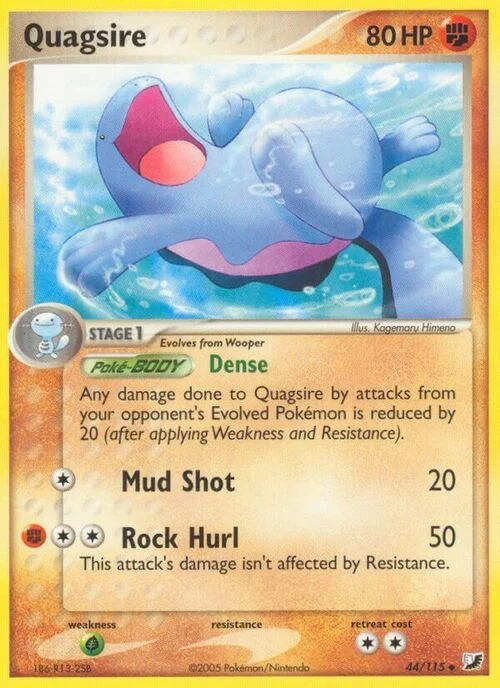 Quagsire — EX Unseen Forces