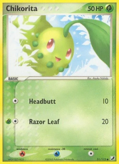 Chikorita — EX Unseen Forces