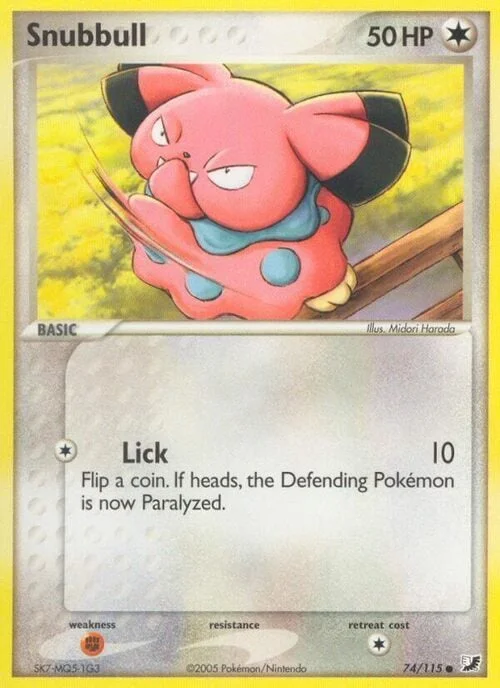 Snubbull — EX Unseen Forces