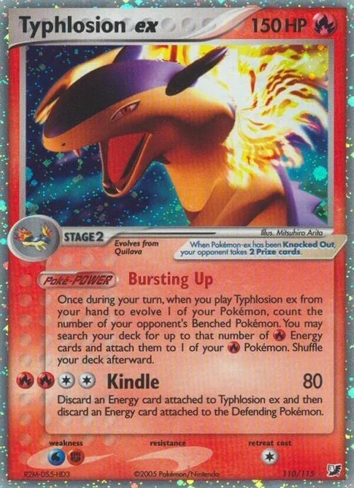 Typhlosion ex — EX Unseen Forces